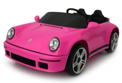Kinder Elektroauto Porsche RUF 24V – 2-Sitzer mit Brushless-Motoren, EVA Pink