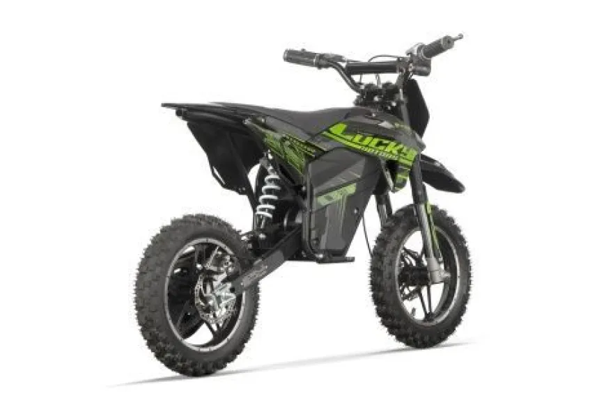 Kinder Elektro-Crossbike, Nitro Motors 1000W Eco Dirtbike Lucky Serie Fun