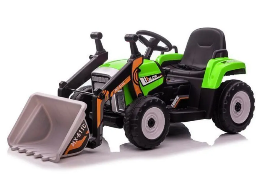 Kinderfahrzeug - Elektro Auto Bagger mit Fernsteuerung - 12V7A Akku,2 Motoren