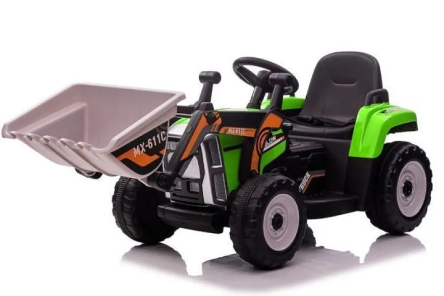 Kinderfahrzeug - Elektro Auto Bagger mit Fernsteuerung - 12V7A Akku,2 Motoren