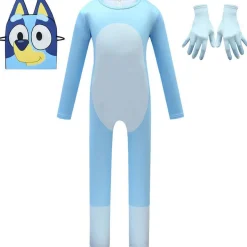 Kinder Jungen Madchen Bingos Blueys Kostum Jumpsuit Cosplay Halloween Outfit Set