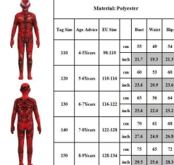 Kinder Jungen Venom Cosplay Kostum Jumpsuit Halloween Party Karneval Outfit Set*