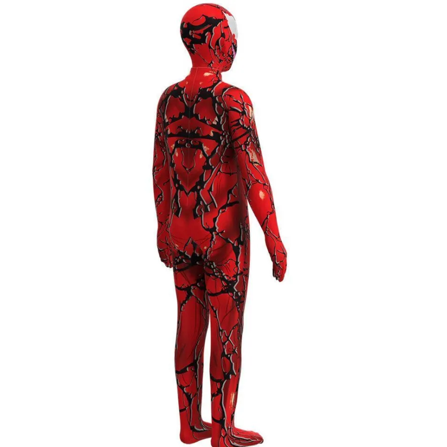 Kinder Jungen Venom Cosplay Kostum Jumpsuit Halloween Party Karneval Outfit Set*