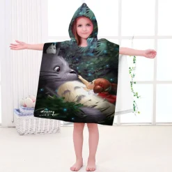 Kinder MY Neighbour TOTORO Badetuch Mei Kiki's Delivery Service Pooltücher Bademantel