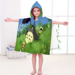 Kinder MY Neighbour TOTORO Badetuch Mei Kiki's Delivery Service Pooltücher Bademantel