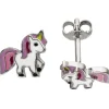 Kinder Ohrstecker Einhorn 925 Sterling Silber Kinderohrringe