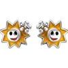 Kinder Ohrstecker Sonne 925 Sterling Silber Ohrringe Silberohrringe