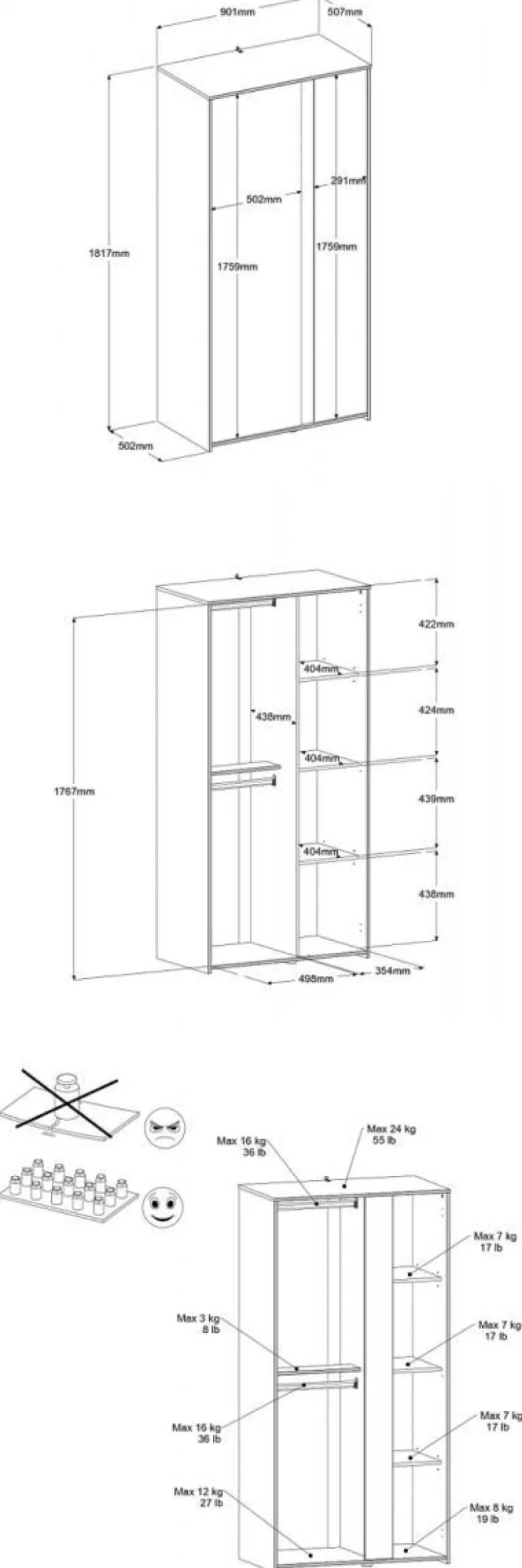 Kinderzimmer Jugendzimmer komplett Set 4-tlg Hoch Bett Kleiderschrank Pirouette