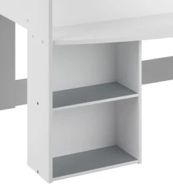 Kinderzimmer Jugendzimmer komplett Set 4-tlg Hoch Bett Kleiderschrank Pirouette