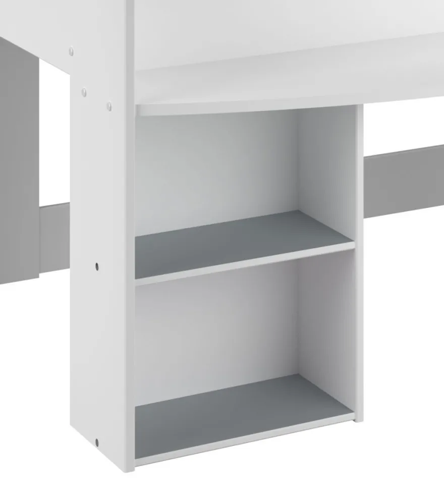 Kinderzimmer Jugendzimmer komplett Set 4-tlg Hoch Bett Kleiderschrank Pirouette