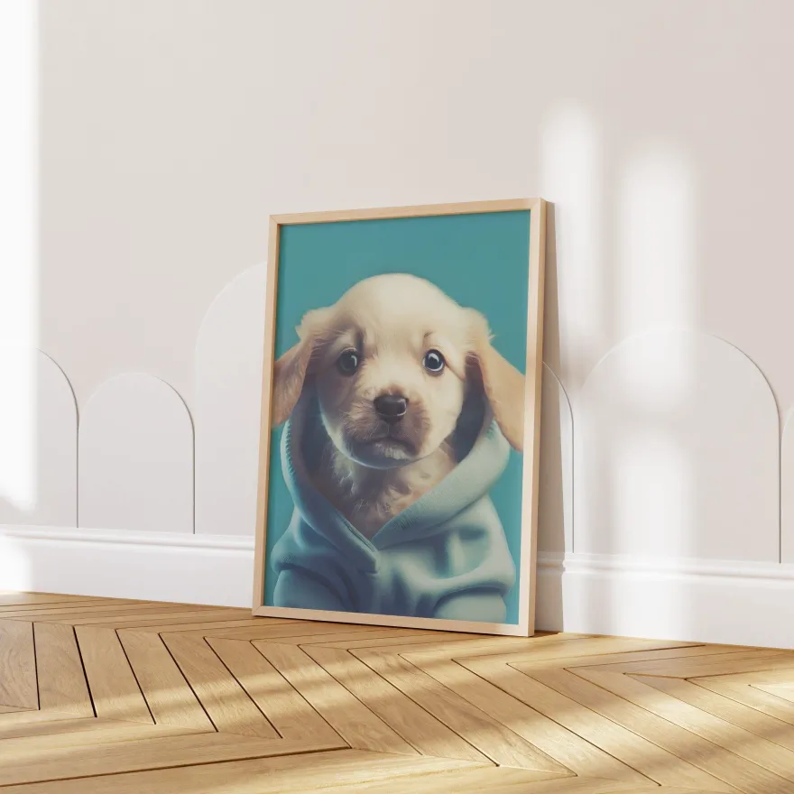 Kinderzimmer Poster Tiere Fuchs Elefant Bär Nashorn Erdmännchen · Kinderzimme
