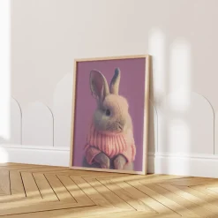 Kinderzimmer Poster Tiere Fuchs Elefant Bär Nashorn Erdmännchen · Kinderzimme