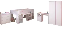 Kinderzimmer-Set 4-tlg. Parisot Pirouette 11 Holzdekor Weiß