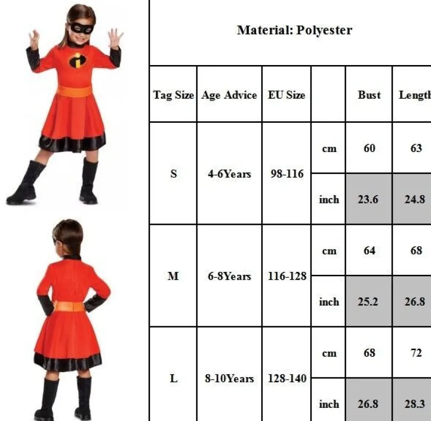 Kind Madchen The Incredibles Voliet Kostum Party Kleid Cosplay Outfit Karneval