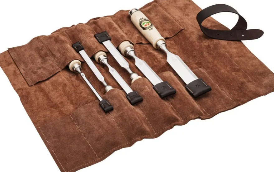 Kirschen Woodworker Essentials Set 2 - Stechbeitelsatz 6-10-12-16-20-26 mm in