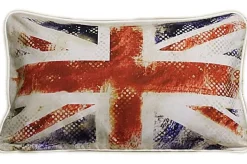 Kissenhülle 30x50 Hossner Flagge England Rot Kissenbezug Dekokissen Sofakissen Kedern