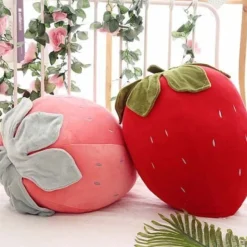 kissen Plüschpuppe Spielzeug Plüschtiere Obst Erdbeere