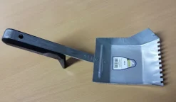 Klebekelle für Gasbeton, Porenbeton, Mörtelbettkelle, Zahnung, Kelle