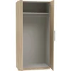 Kleiderschrank CDXS82, Schrank, Drehtürenschrank, 2 Türiger