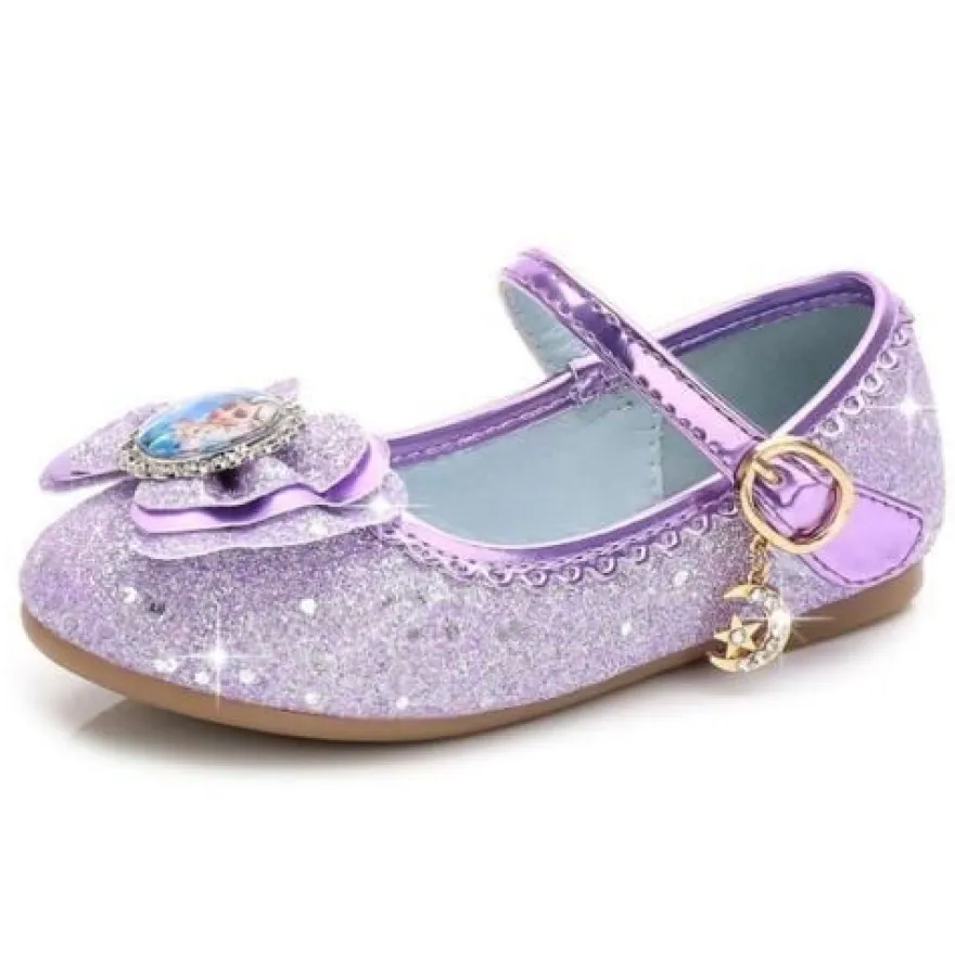 Kleinkind Kinder Madchen Prinzessin Schuhe Glitzer Pailletten Ballerinas Party
