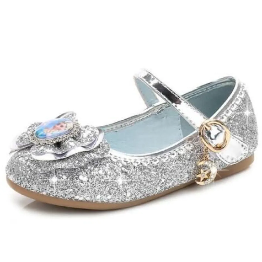 Kleinkind Kinder Madchen Prinzessin Schuhe Glitzer Pailletten Ballerinas Party