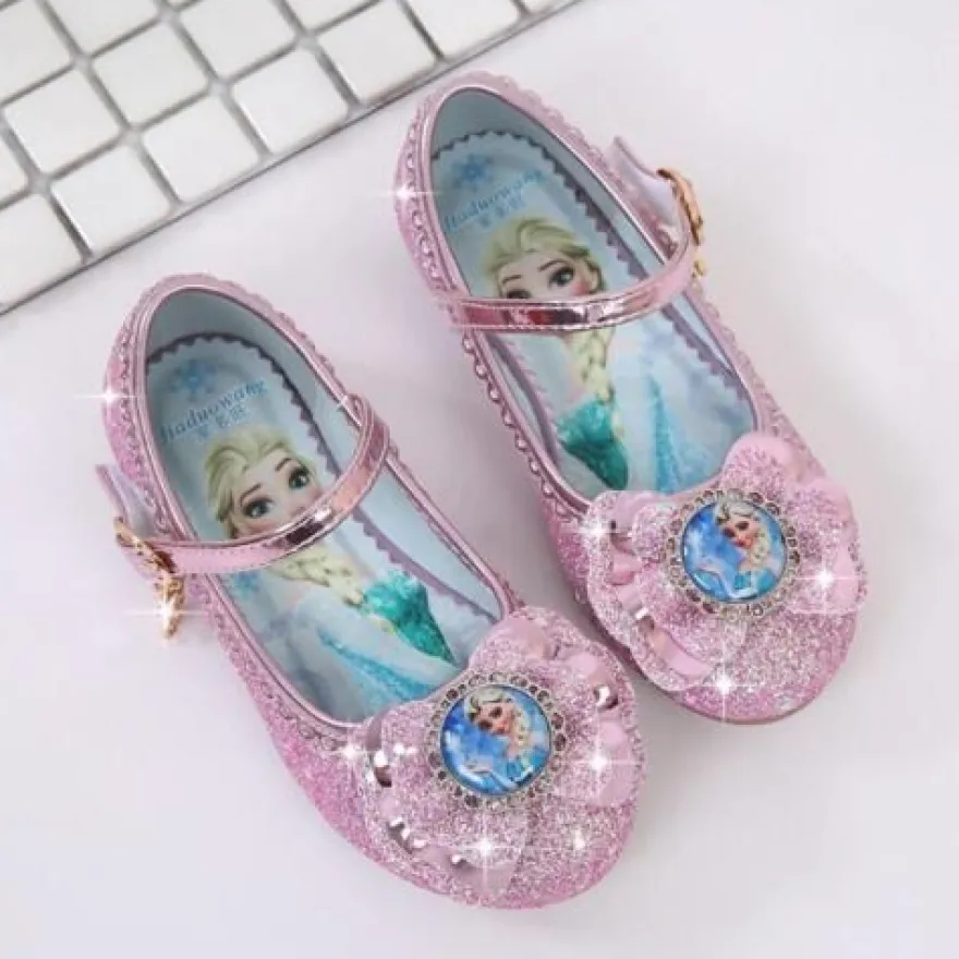 Kleinkind Kinder Madchen Prinzessin Schuhe Glitzer Pailletten Ballerinas Party