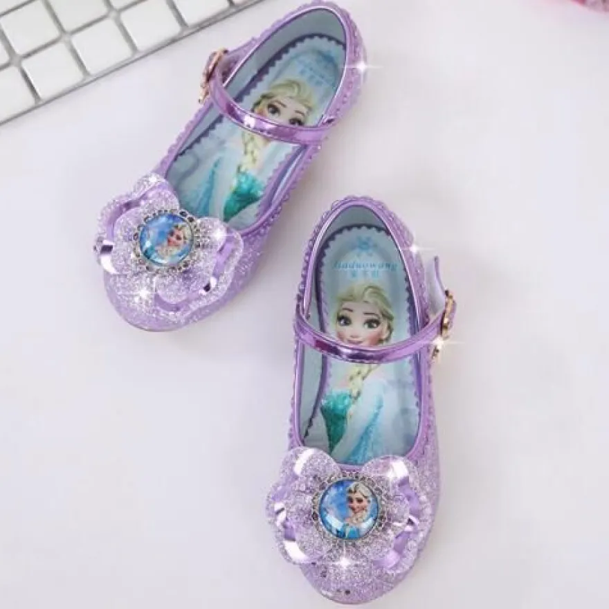 Kleinkind Kinder Madchen Prinzessin Schuhe Glitzer Pailletten Ballerinas Party