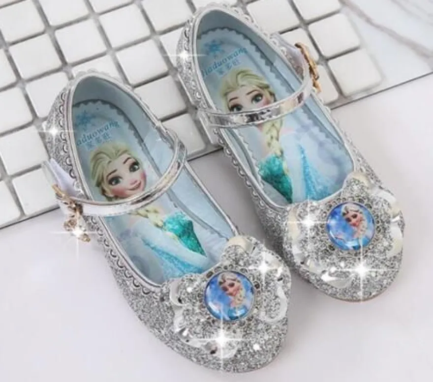 Kleinkind Kinder Madchen Prinzessin Schuhe Glitzer Pailletten Ballerinas Party