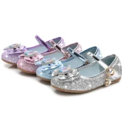 Kleinkind Kinder Madchen Prinzessin Schuhe Glitzer Pailletten Ballerinas Party