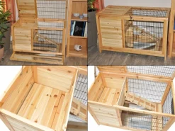 Kleintierstall Meerschweinchenstall Hamsterkäfig Mäusekäfig Easy - 100 x 50 x 62 cm