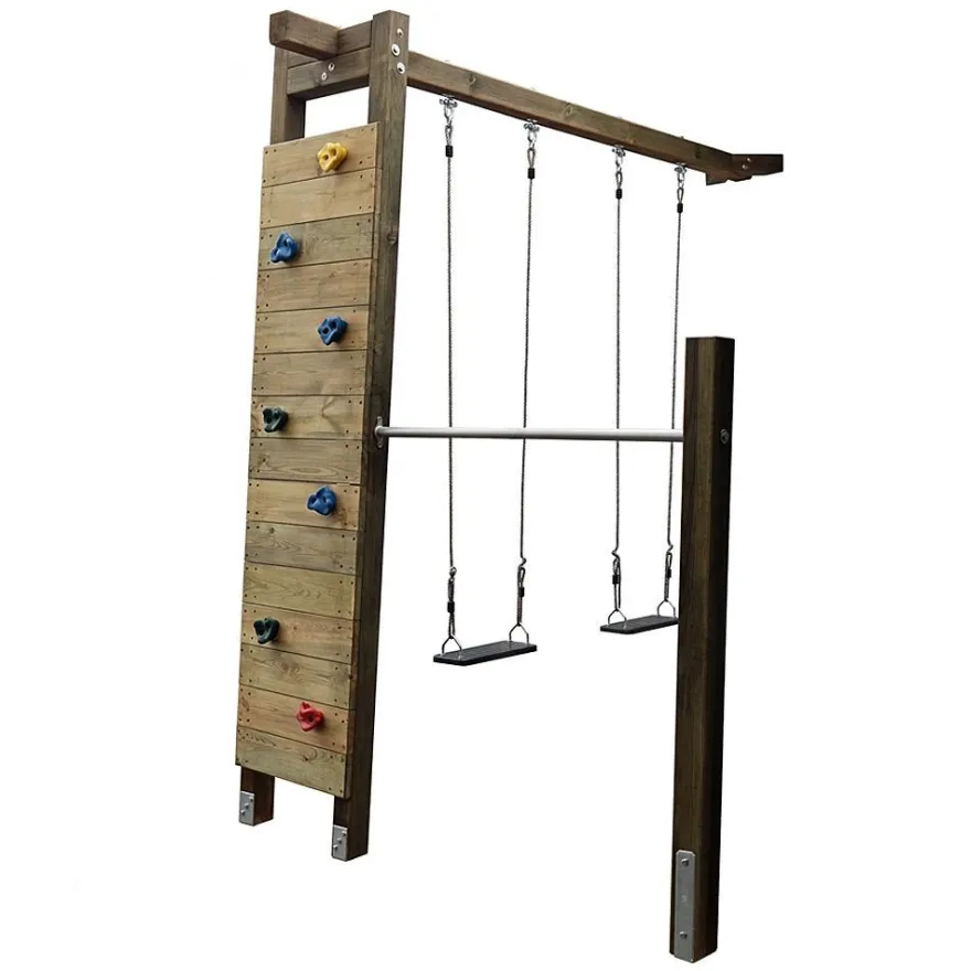 Kletterwand-Schaukel-Reck-Anbau-KSR1-2 | Stelzenhaus | Spielturm | Baumhaus