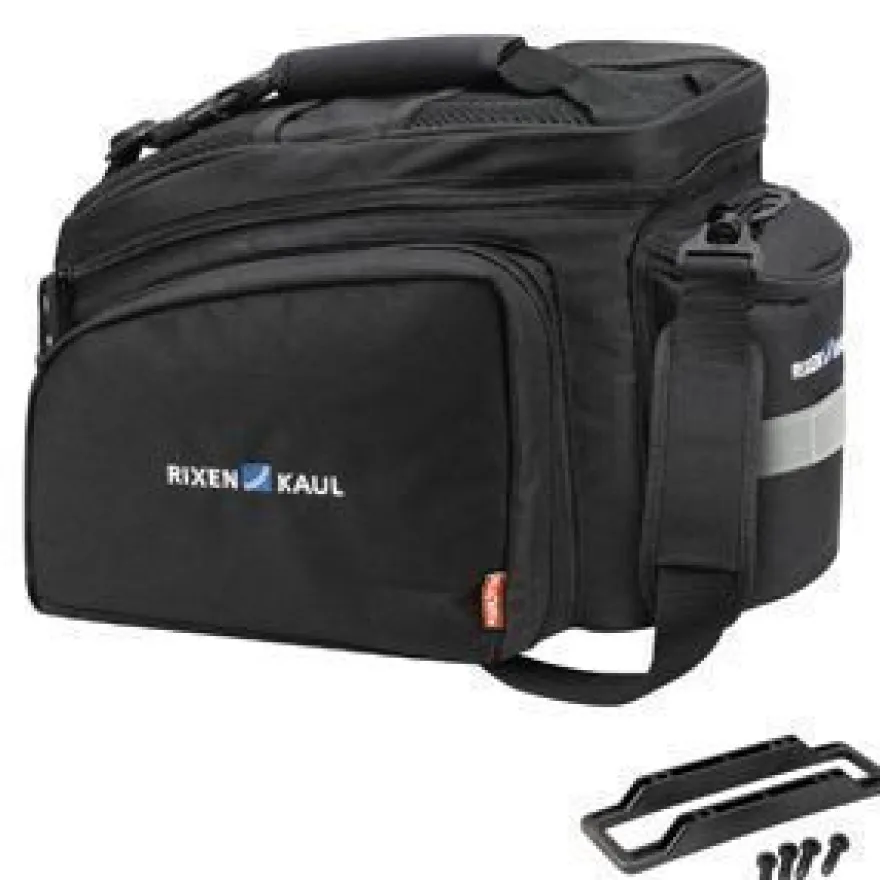 KLICKfix Fahrrad-gepäckträgertasche Rackpack 2 PLUS GTA Schwarz