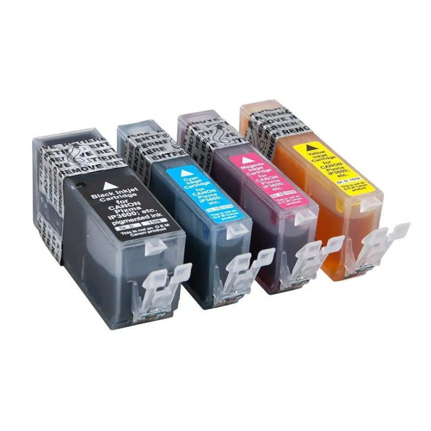 KMP Multipack C72V schwarz, cyan, magenta, gelb Tintenpatronen ersetzen Canon PGI-520