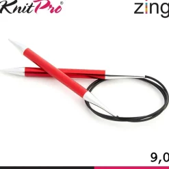 Knit Pro Zing Rundstricknadeln 120 cm leicht glatte Oberfläche 19 Größen