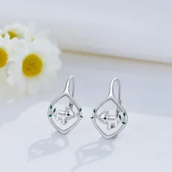 Koala Ohrringe 925 Sterling Silber Mädchen Tier Schmuck Frauen Geschenke