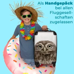 Koffer - Handgepäck - Eule - Küken - Kinder - Vogel - Trolley - Rollkoffer - Kleine