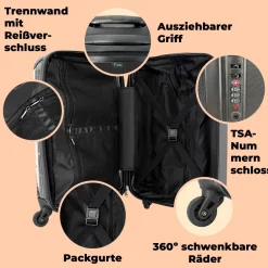 Koffer - Handgepäck - Eule - Küken - Kinder - Vogel - Trolley - Rollkoffer - Kleine