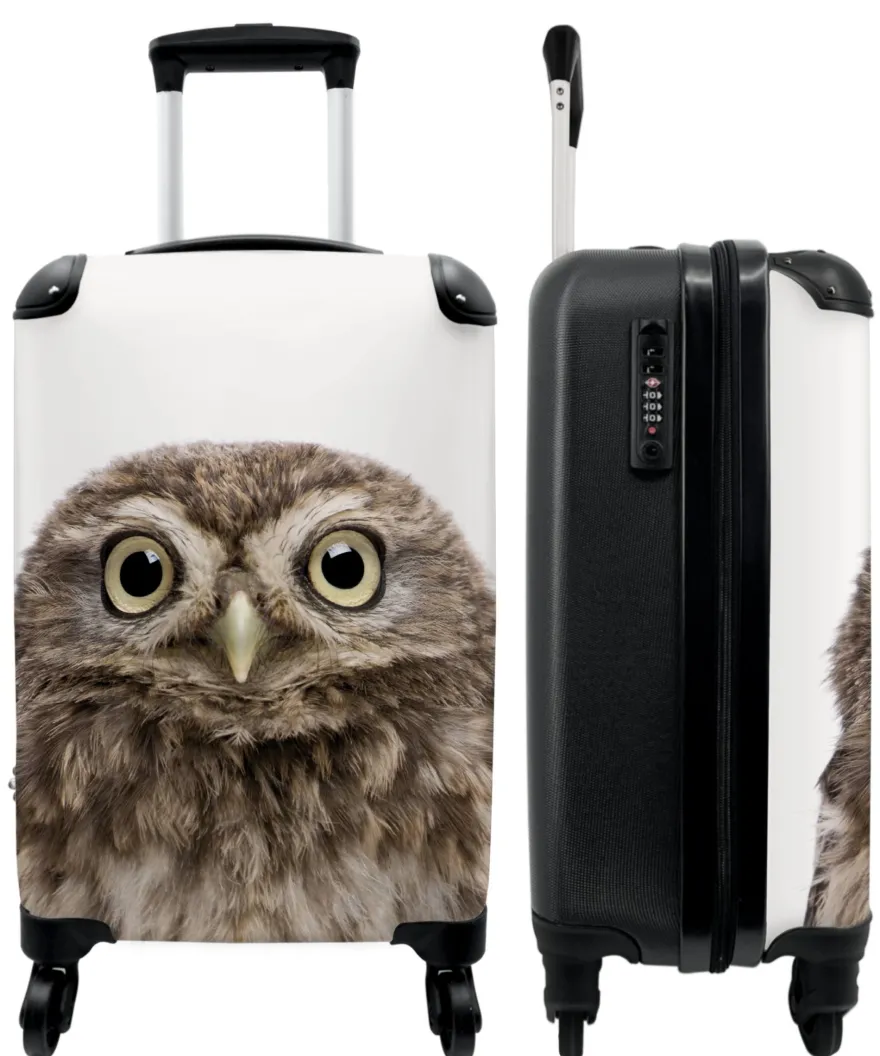 Koffer - Handgepäck - Eule - Küken - Kinder - Vogel - Trolley - Rollkoffer - Kleine