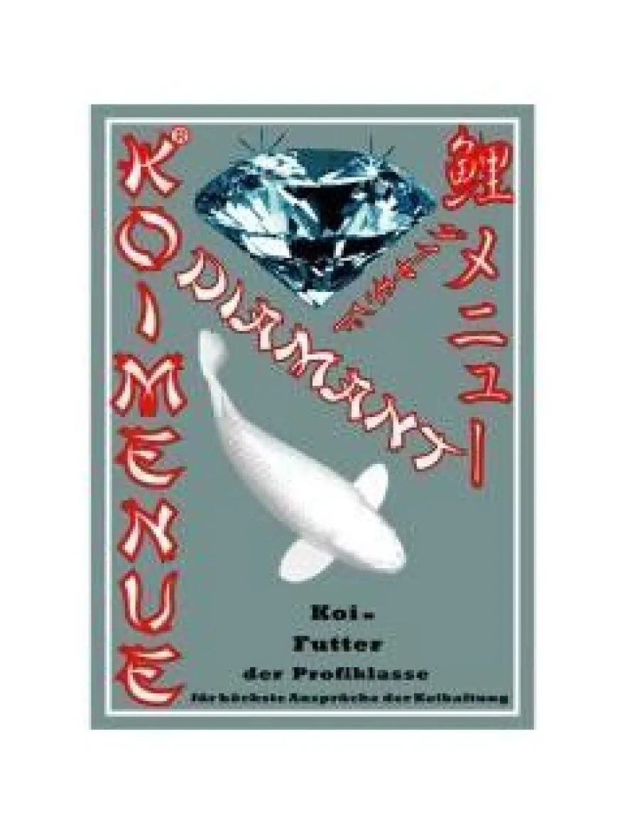 Koimenue Diamant Koifutter 1 - 20 kg 3 & 5 mm schwimmend Koiteich Gartenteich