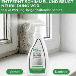 KOKA Schimmelentferner Aktiv Chlor Wand Anti Schimmel-Spray Schimmel-Reiniger