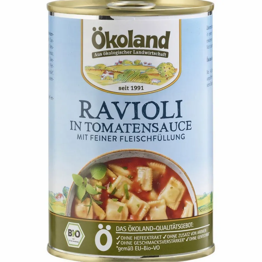 Ökoland Ravioli (6 x 400 g) - 2400.0g