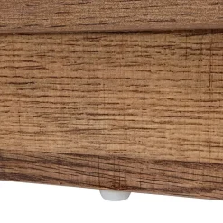 Kommode HWC-K75, Schrank, Schiebetüre 5 Staufächer, Holz-Optik Industrial 84x80x40cm