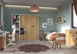 Kommode Massi MS4 Schubldenschrank Schubladenkommode Jugendzimmer 4 Schubkästen
