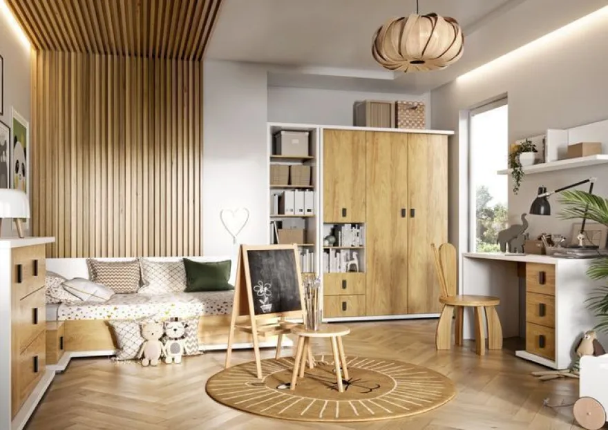 Kommode Massi MS4 Schubldenschrank Schubladenkommode Jugendzimmer 4 Schubkästen