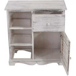 Kommode Schrank 63x60x30cm, Shabby-Look, Vintage