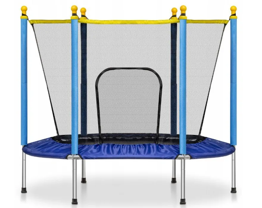 Kompakte Trampoline mit Netz - Ø 140 cm - Leichtgewicht 10 kg
