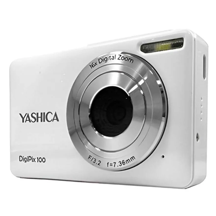 Kompaktkamera Yashica DigiPix 100 Weiß 44 Megapixel