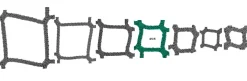 Konege Premium Heunetz Tuch 1,5m x 1,5m. # 4,5cm, gewebt