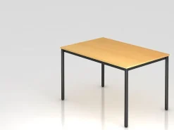 Konferenztisch Meeting D Modell DR12 Gestell schwarz