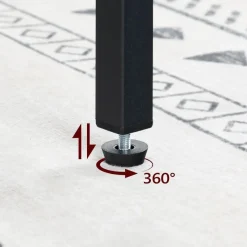 Konsolentisch mit Ladestation USB-Anschlüssen 200cm Grau Sofatisch